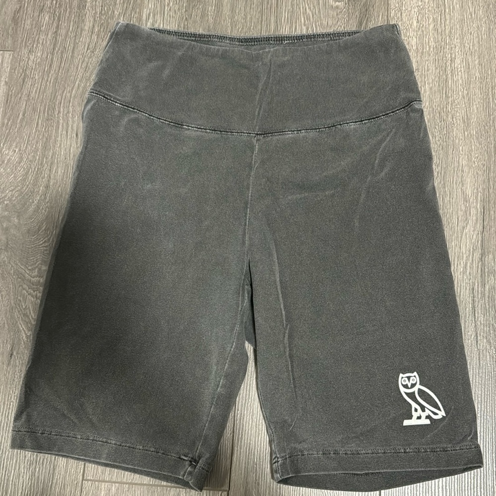 Grey OVO Biker Shorts